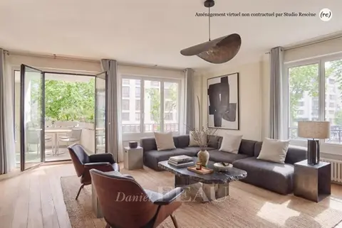 XVIème - Passy - 165m² - trois chambres - Balcon
