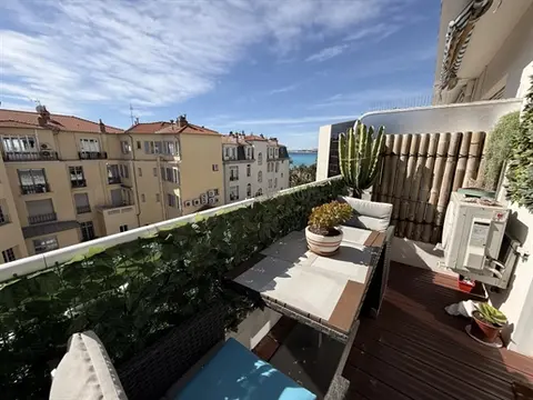 Studio dernier étage terrasse - Promenade des Anglais